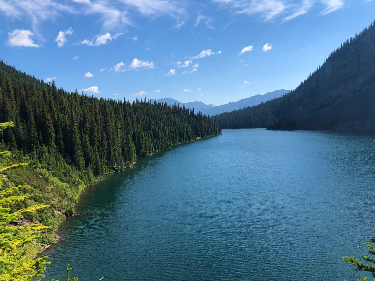 Rawson Lake from the top of the Sarrail Ridge via Rawson Lake Hike in Kananaskis, near Canmore