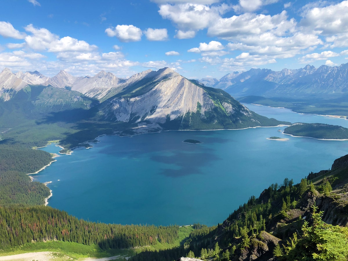 Beautiful views from the Sarrail Ridge via Rawson Lake Hike in Kananaskis, near Canmore