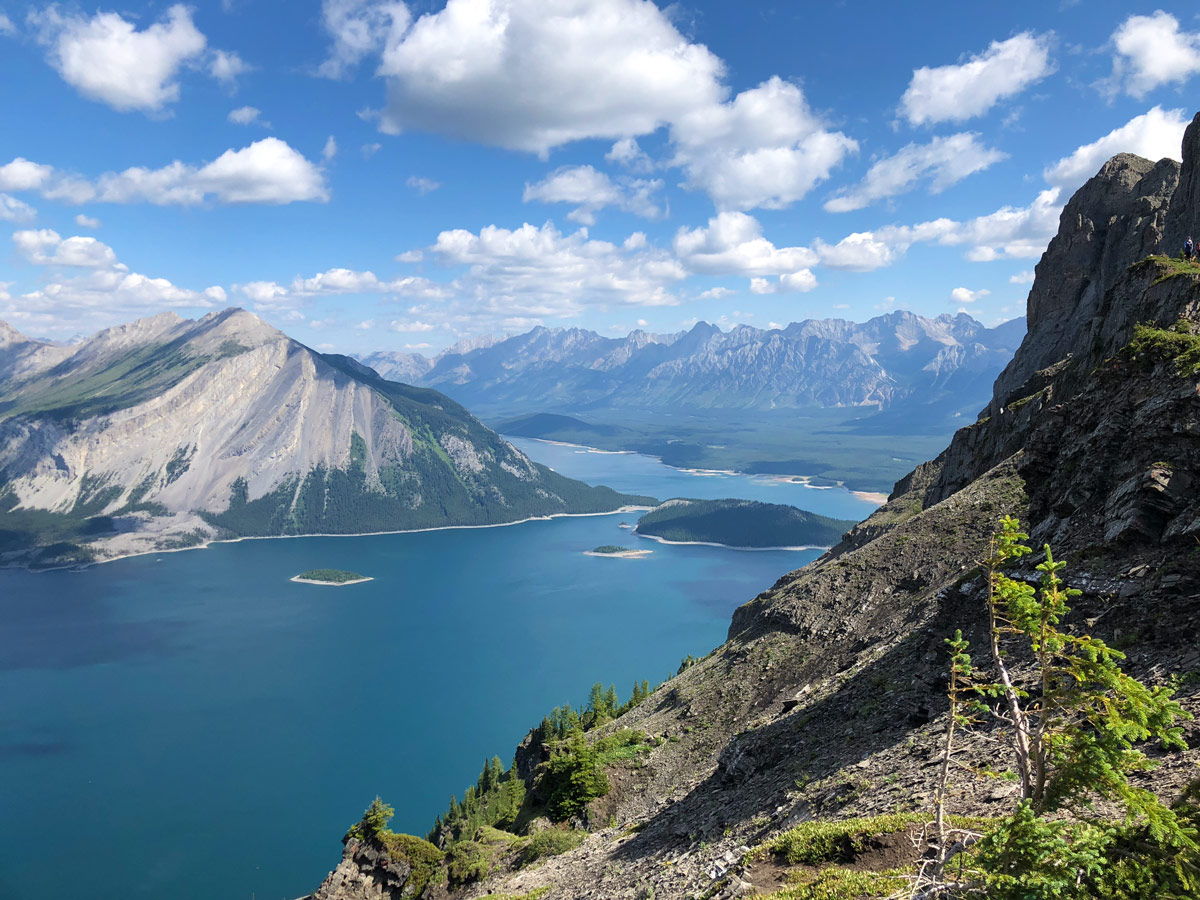 Panorama from the Sarrail Ridge via Rawson Lake Hike in Kananaskis, near Canmore