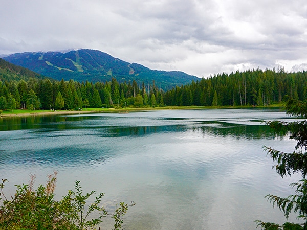 Scenery from the Lost Lake hike in Whistler, British Columbia