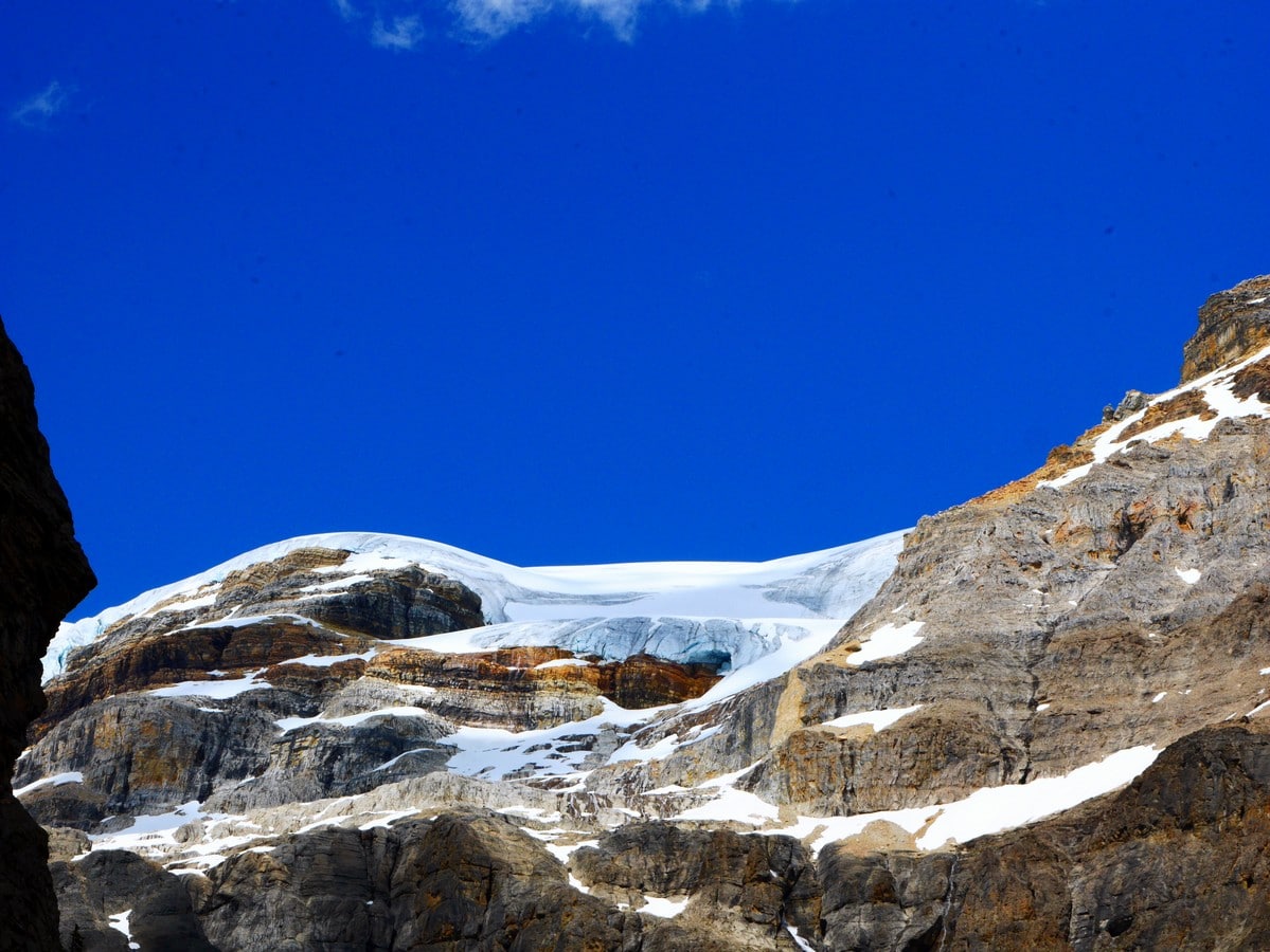 Emerald Glacier on the Emerald Basin Hike in Yoho National Park, Canada