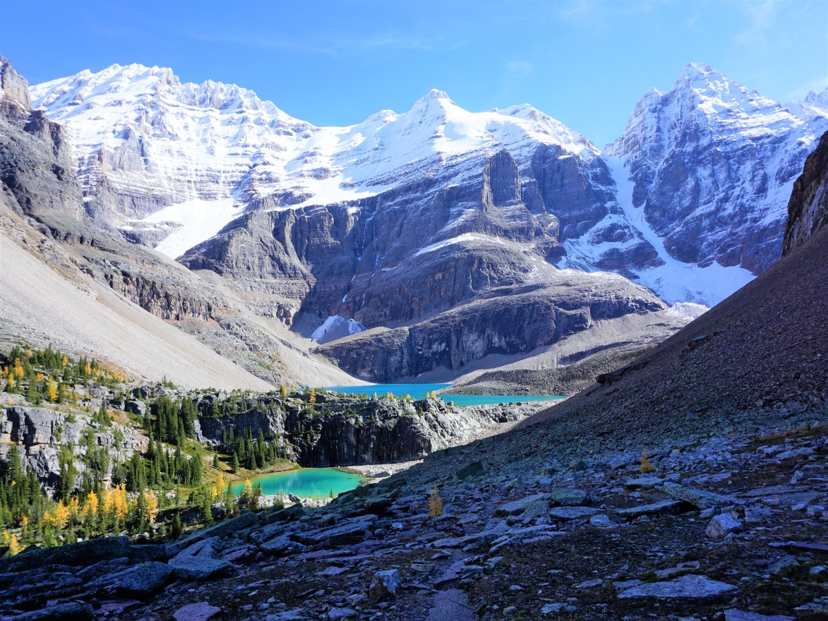 Views of the Lake O'Hara All Souls Route Hike in Yoho National Park, Canada