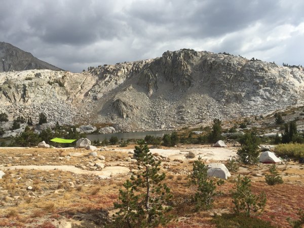 Campsite on the John Muir Trail