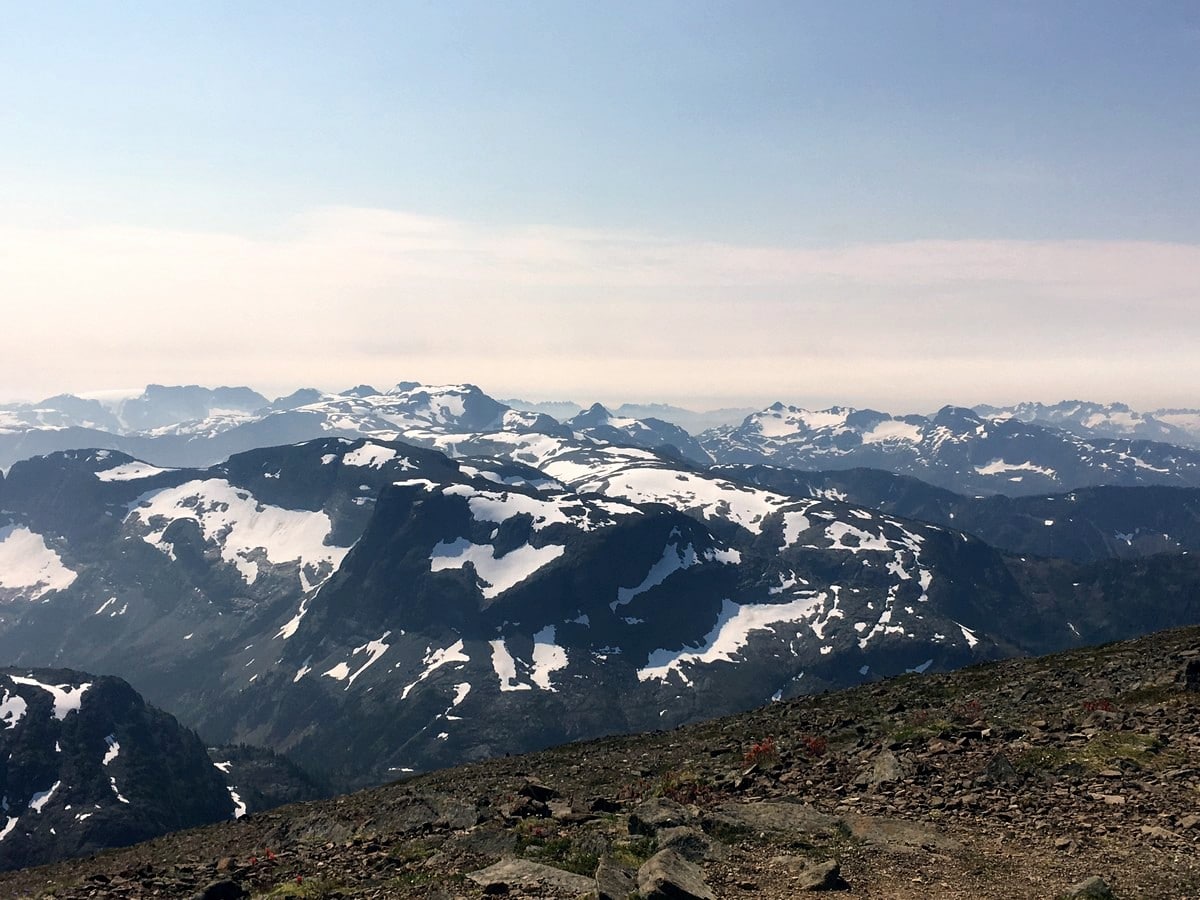 View of the Mt Albert Edward Hike in Strathcona Provincial Park, Canada