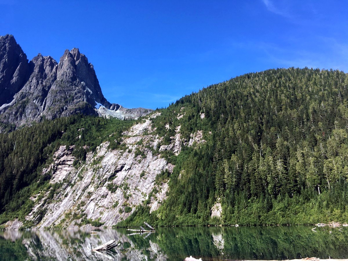 False summit on the Elk River Trail Hike in Strathcona Provincial Park, Canada