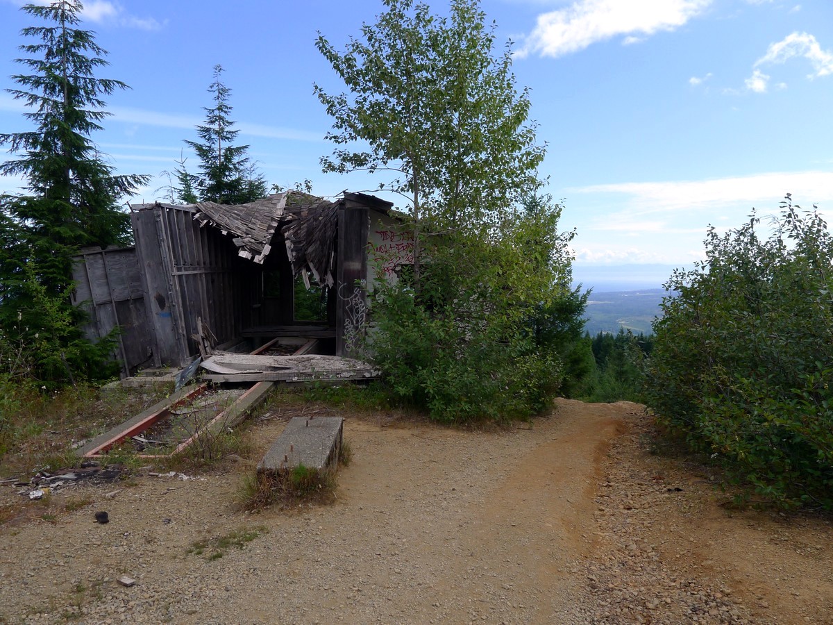 Ski hill remnants on the Mt Becher Hike in Strathcona Provincial Park, Canada
