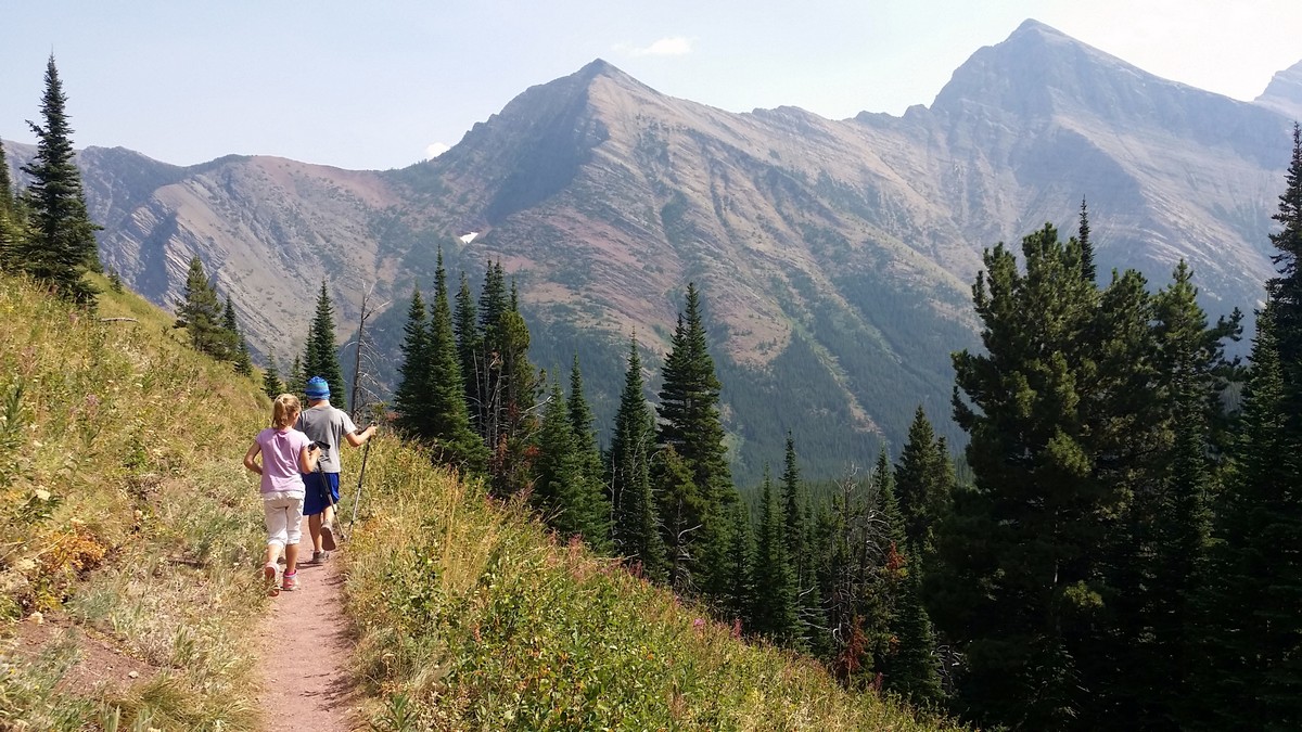 Buchanan Ridge on the Lineham Falls Hike in Waterton Lakes National Park, Canada