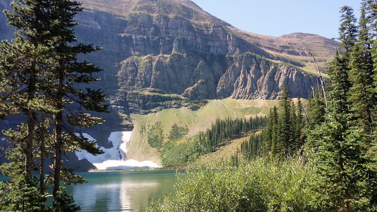 Nature views of the Wall Lake Hike in Waterton Lakes National Park, Canada