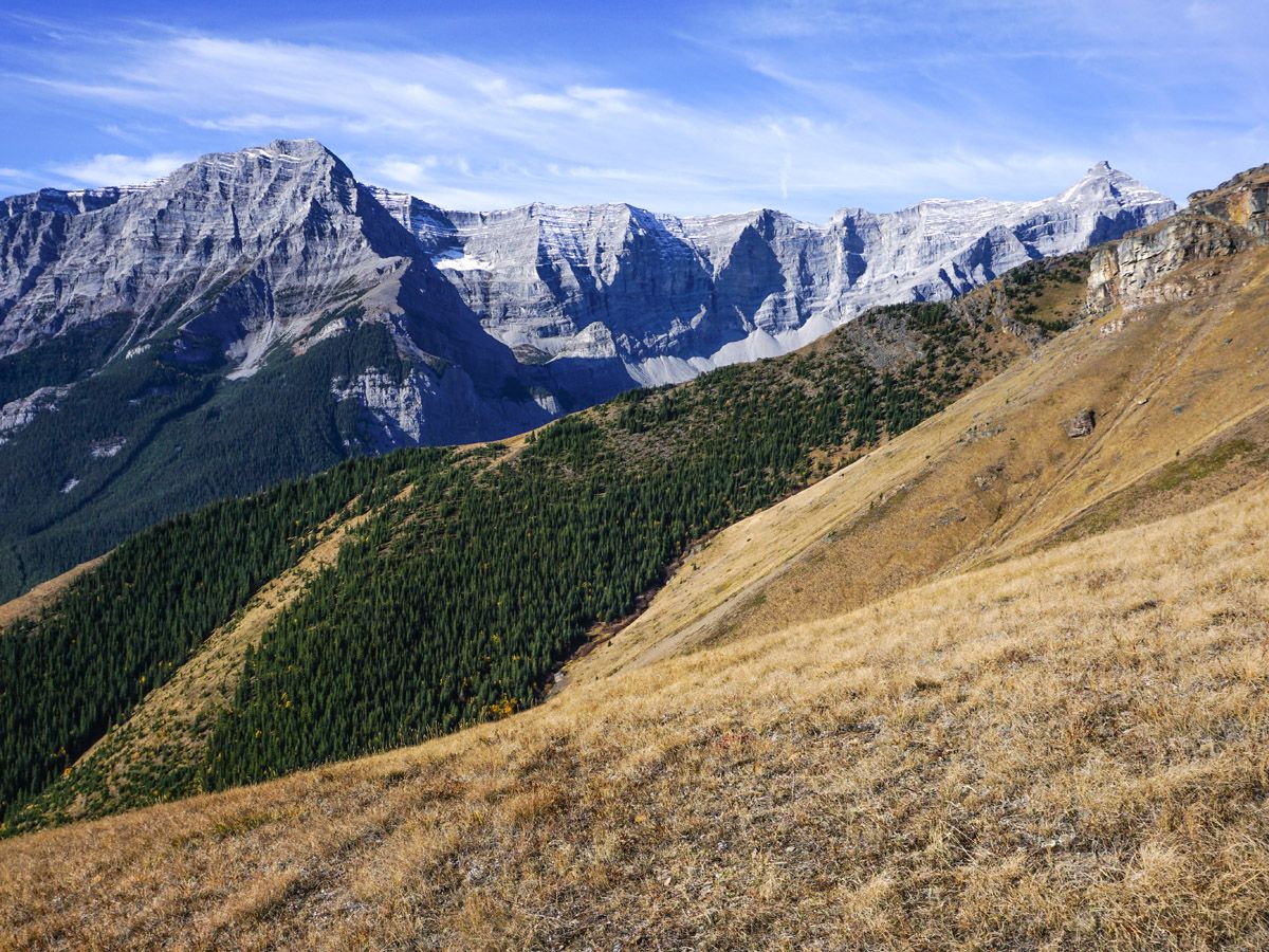 Mountain at Centennial Pass and Mount Allan Summit Hike in Canmore