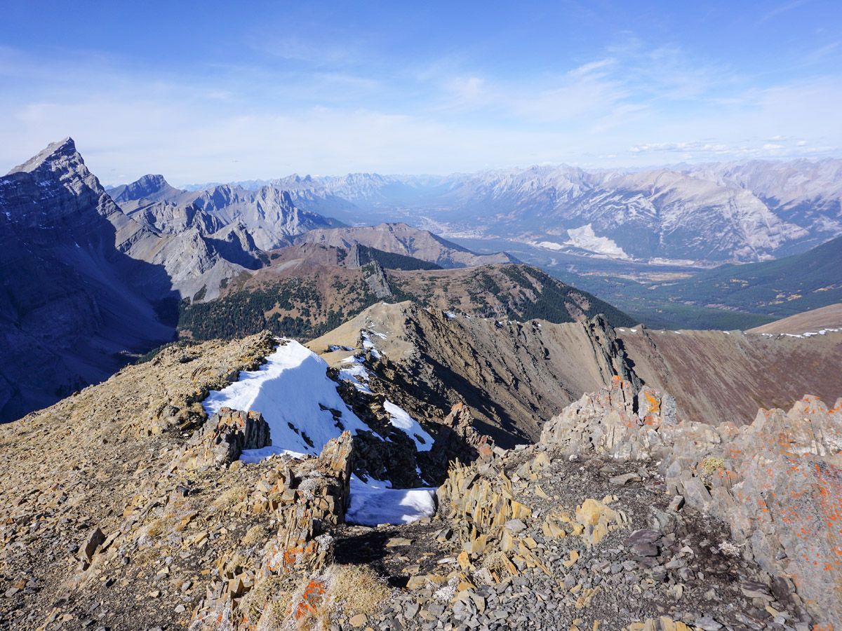 Snow on Centennial Pass and Mount Allan Summit Hike in Canmore