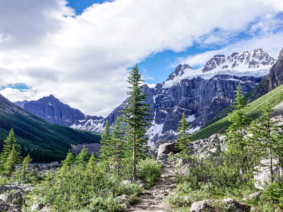 Mountain from the Consolation Lakes Hike in Lake Louise, Banff National Park