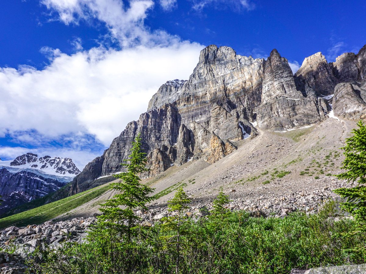 Mountain on the Consolation Lakes Hike in Lake Louise, Banff National Park