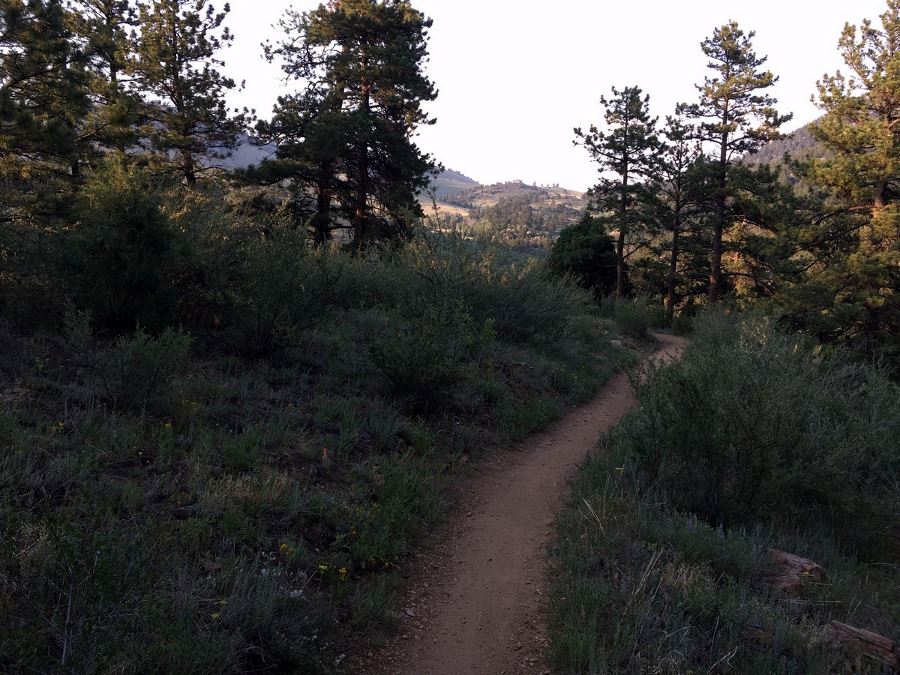 Views of the Centennial Cone Park Hike near Denver, Colorado