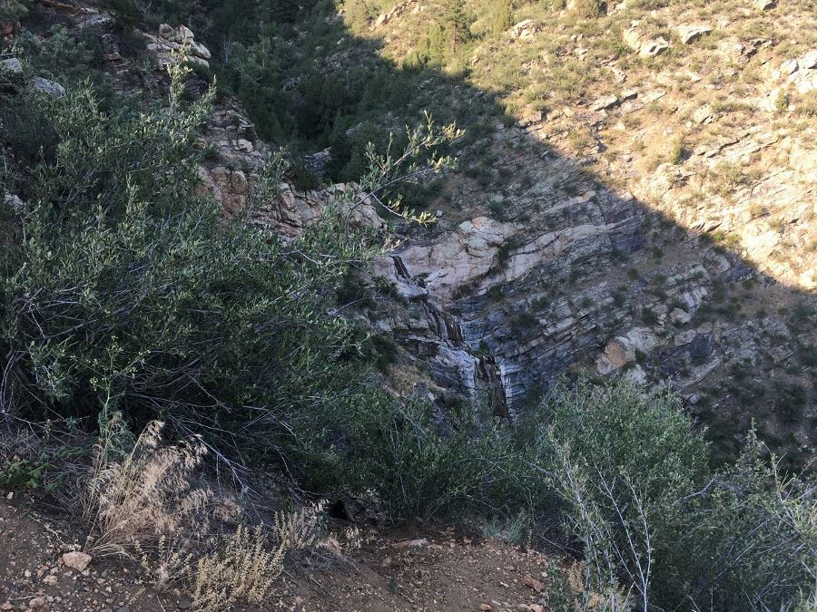 Mayhem Gulch Waterfall from the Centennial Cone Park Hike near Denver, Colorado