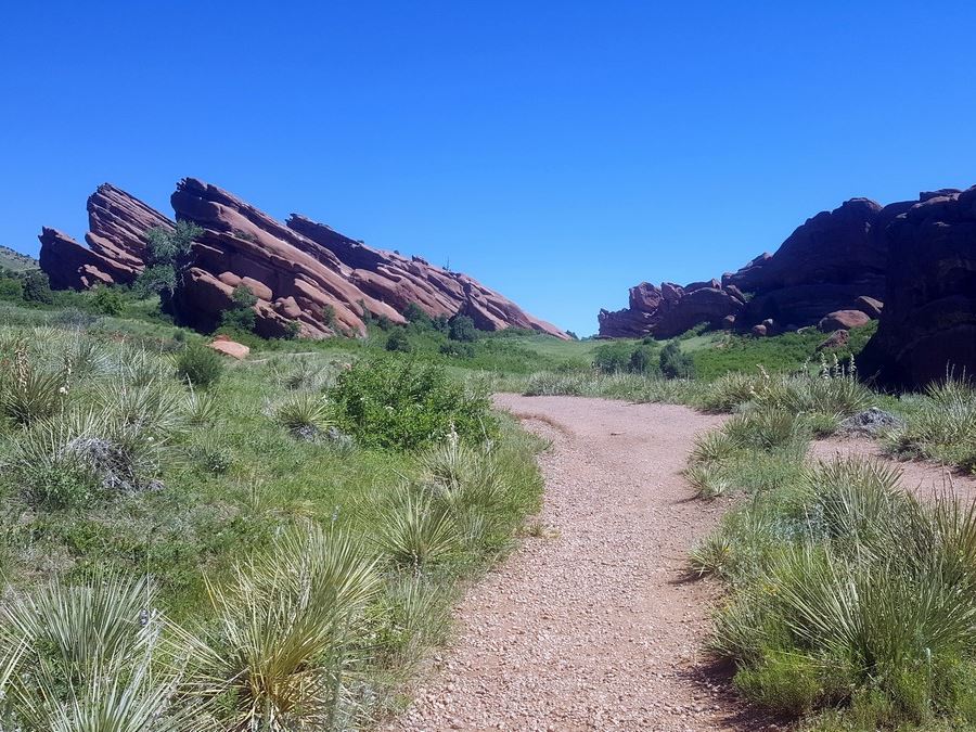 Amphitheater from the Red Rocks Park Hike near Denver, Colorado