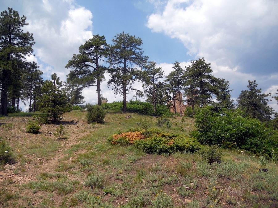 Views of the Mount Falcon Park Hike near Denver, Colorado