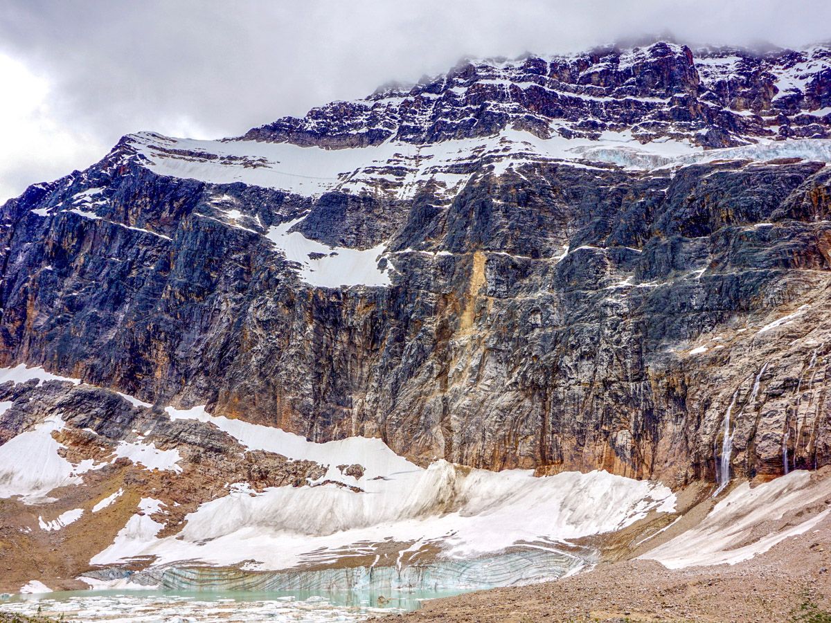 Mountains at Cavell Meadows Hike in Jasper National Park