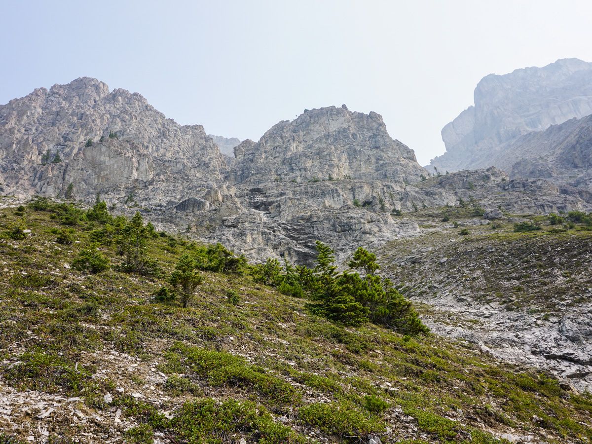 Mountain on the Edith and Cory Pass Circuit Hike in Banff, Alberta