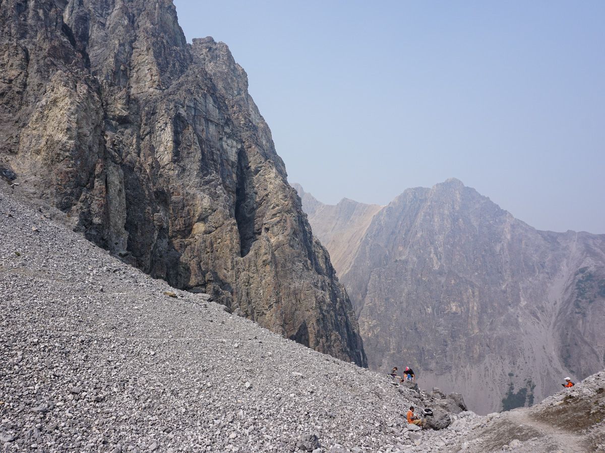 Beautiful scenery from the Edith and Cory Pass Circuit Hike in Banff, Alberta