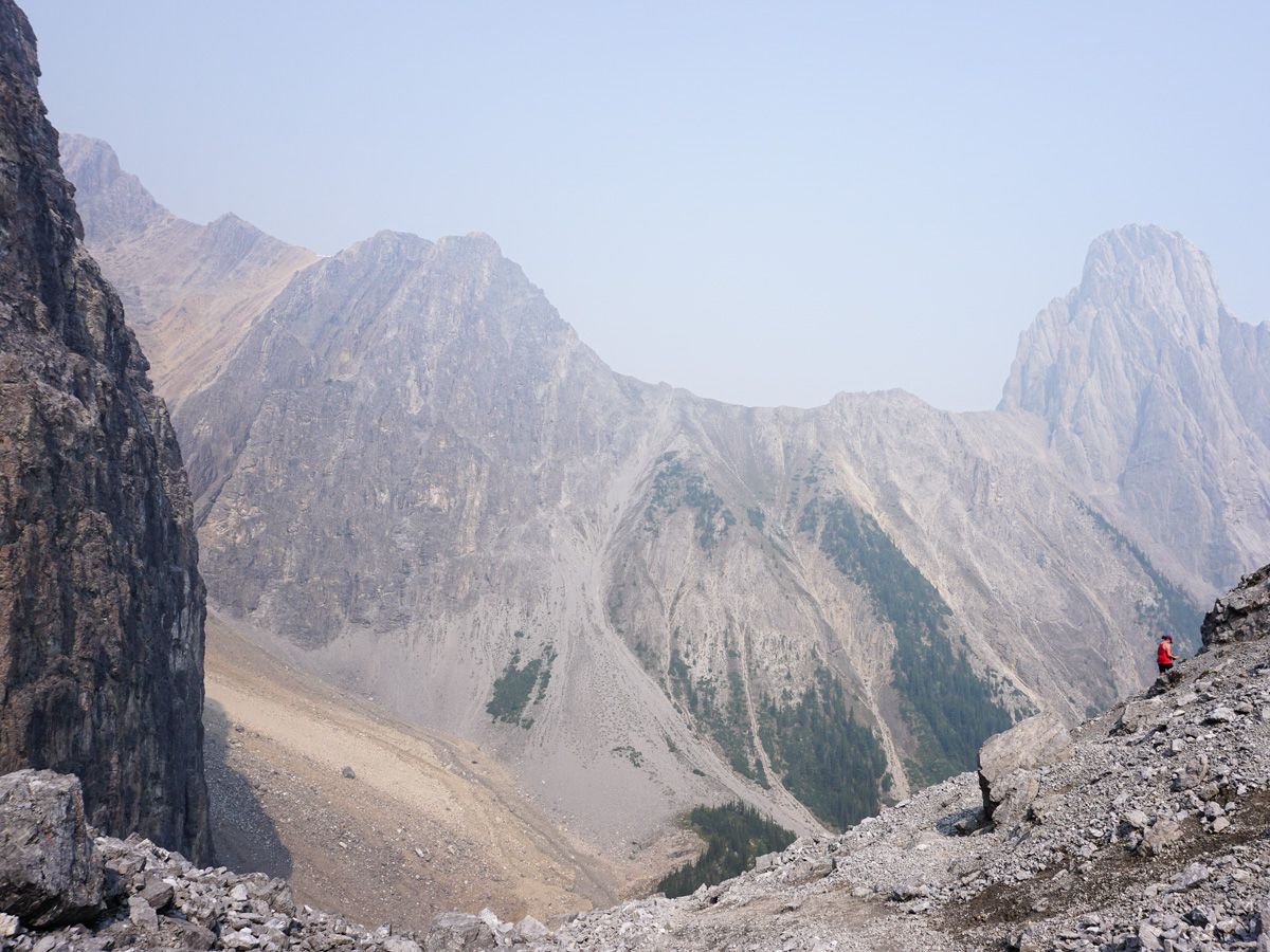 Beautiful views from the Edith and Cory Pass Circuit Hike in Banff, Alberta