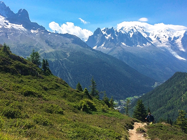 Trail of the Aiguilletteis des Posettes hike in Chamonix, France