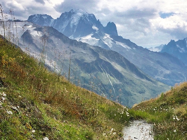 Scenery from the Col de Balme hike in Chamonix, France
