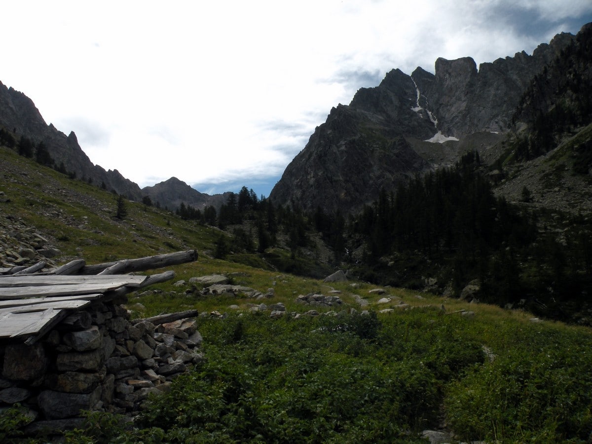 An ancient shepherd hut on the Lagarot di Lourousa Hike in Alpi Marittime National Park, Italy