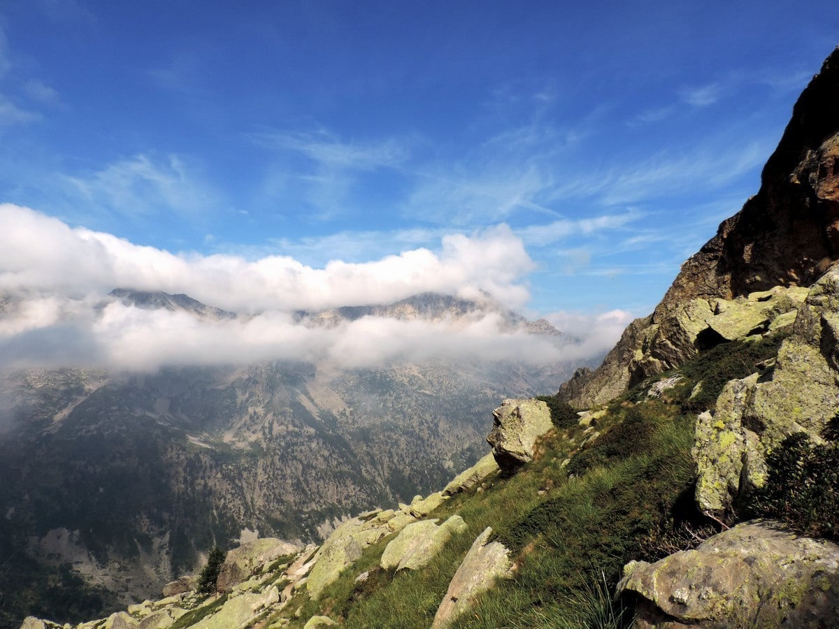 View from the Rifugio Remondino Hike in Alpi Marittime National Park, Italy