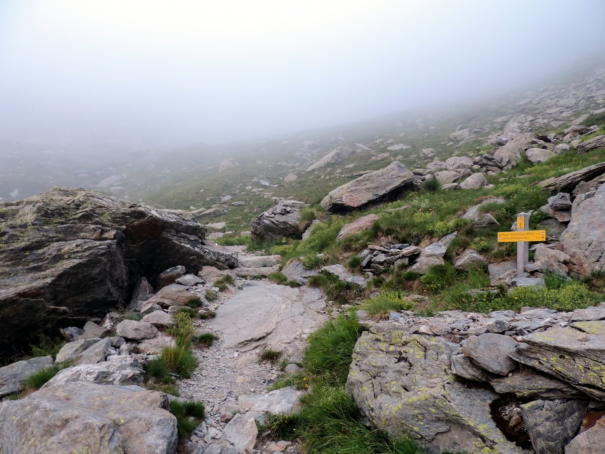 The path to the refuge on the Rifugio Remondino Hike in Alpi Marittime National Park, Italy