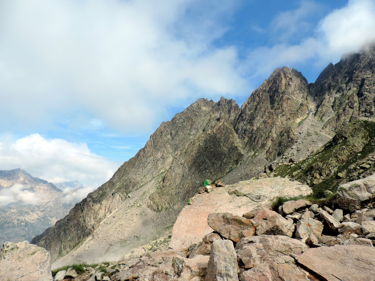 The Gran Madre crest from the Rifugio Remondino Hike in Alpi Marittime National Park, Italy