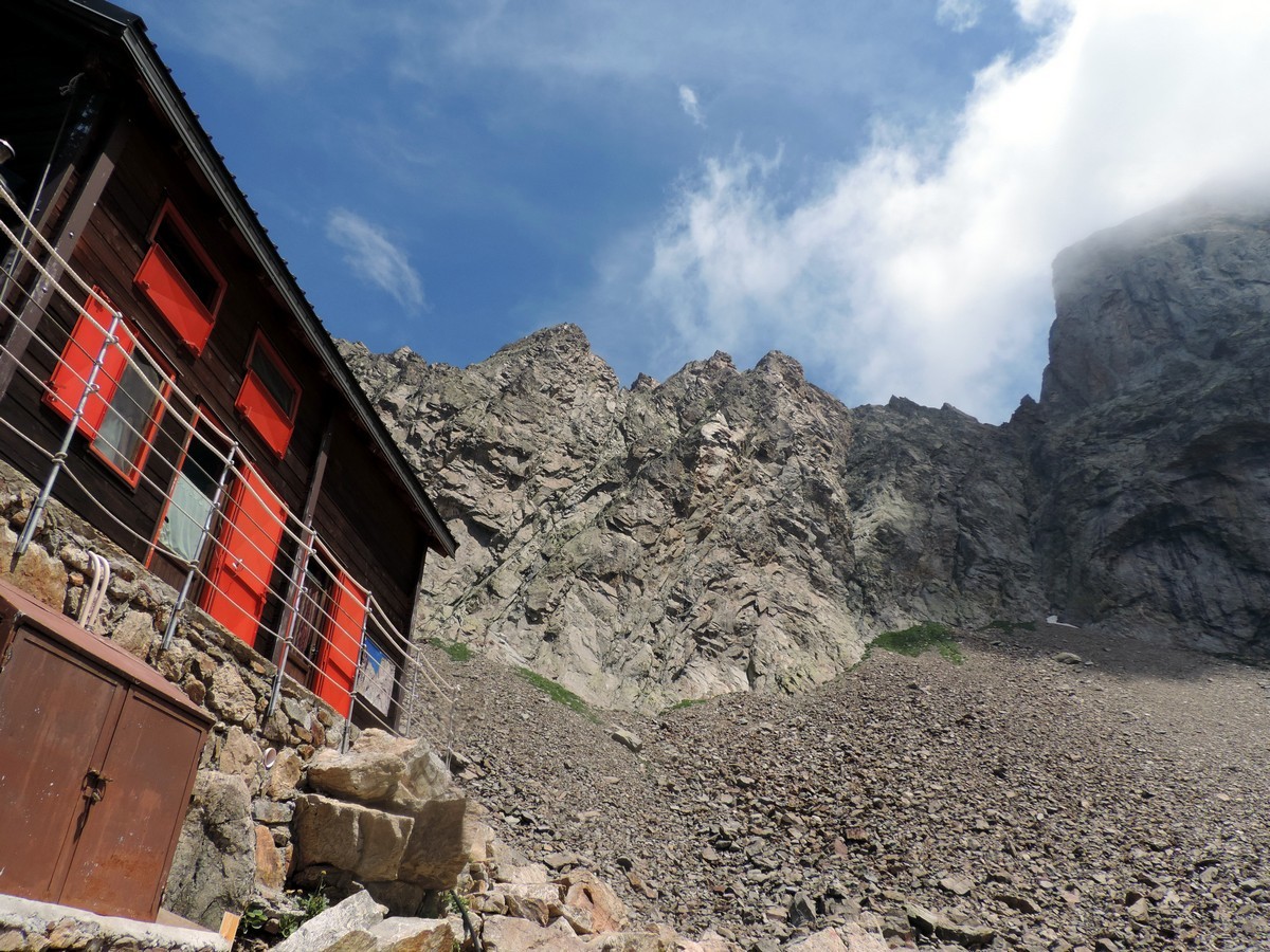 The Corno Stella from the hut on the Vallone Argentera Hike in Alpi Marittime National Park, Italy