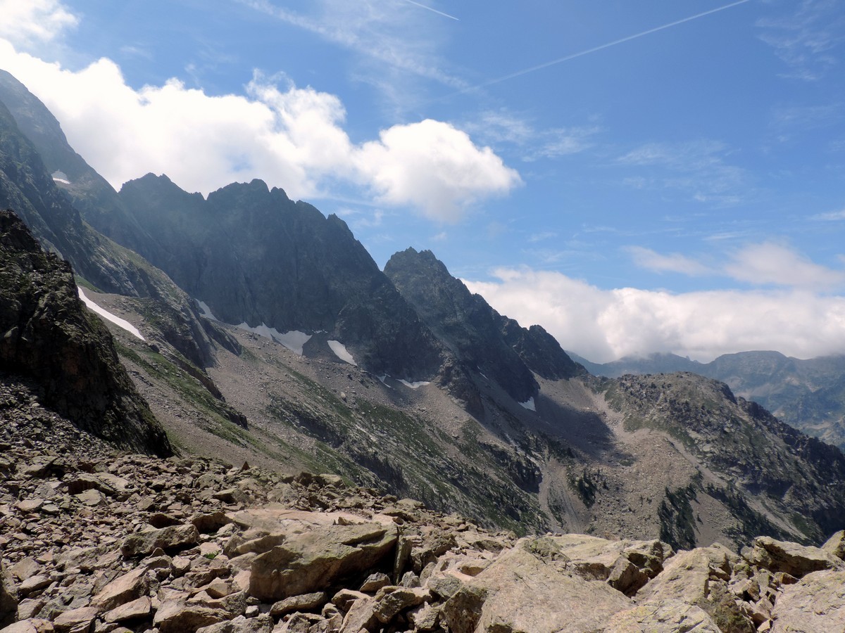 View from the hut on the Vallone Argentera Hike in Alpi Marittime National Park, Italy