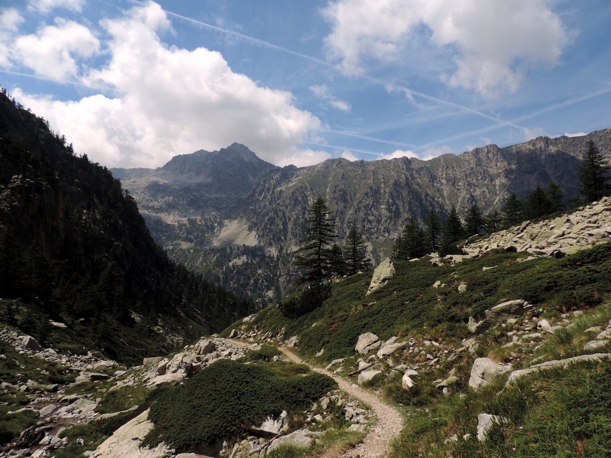 Fremamorta views from the Vallone Argentera Hike in Alpi Marittime National Park, Italy