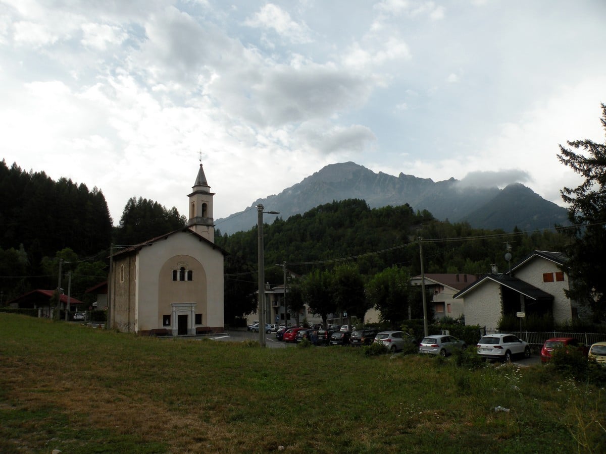 Sant Antonio church on the Gorge Della Reina Hike in Alpi Marittime National Park, Italy