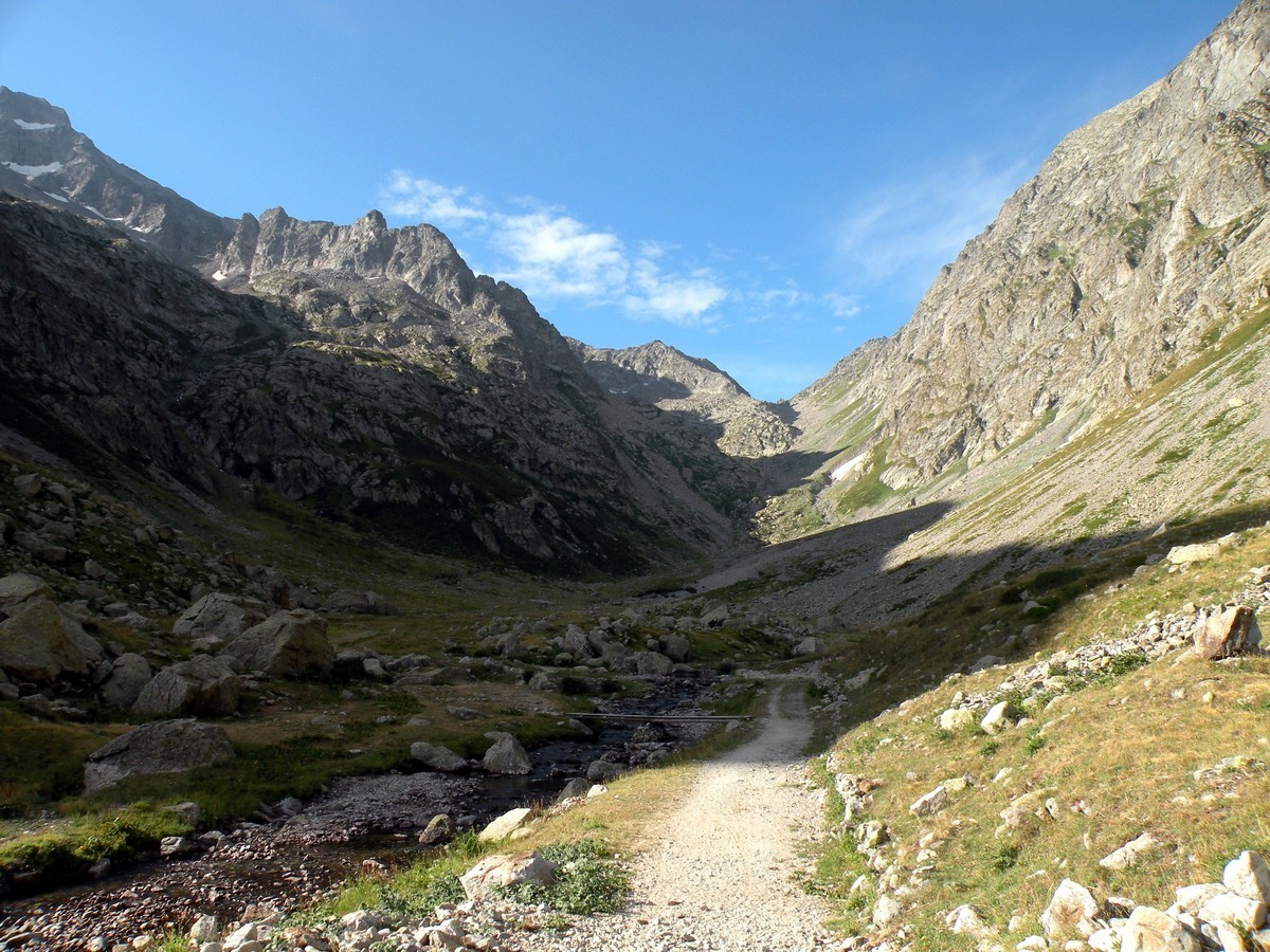 The Praiet and the Colle di Finestra on the Il Piano del Praiet Hike in Alpi Marittime National Park, Italy