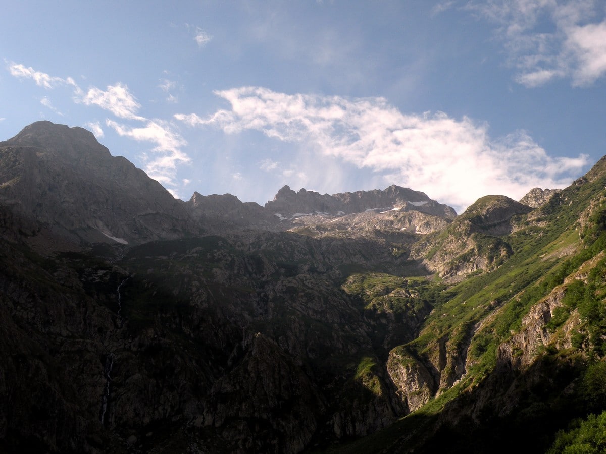 The Monte Gelas from the Il Piano del Praiet Hike in Alpi Marittime National Park, Italy