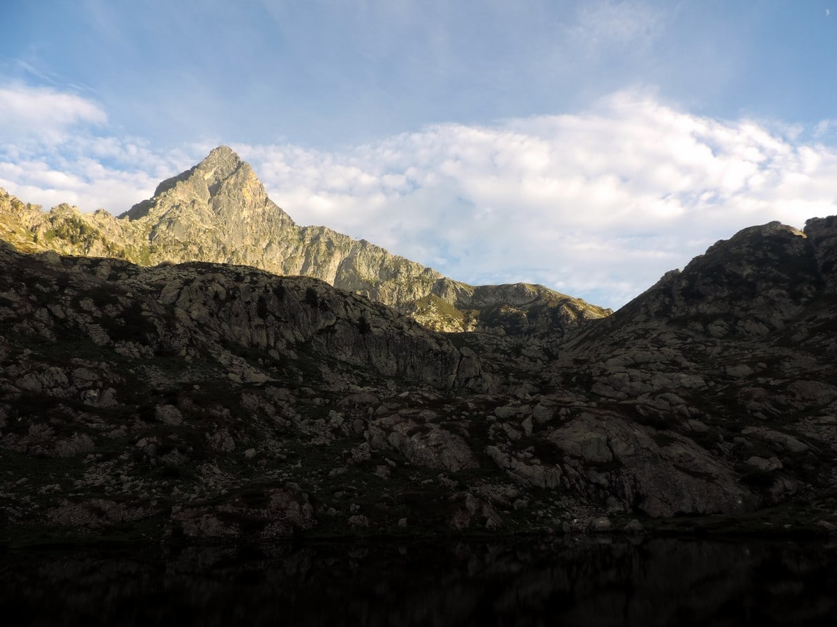 The Lago and the Monte Frisson on the Laghi Arbergh Hike in Alpi Marittime National Park, Italy