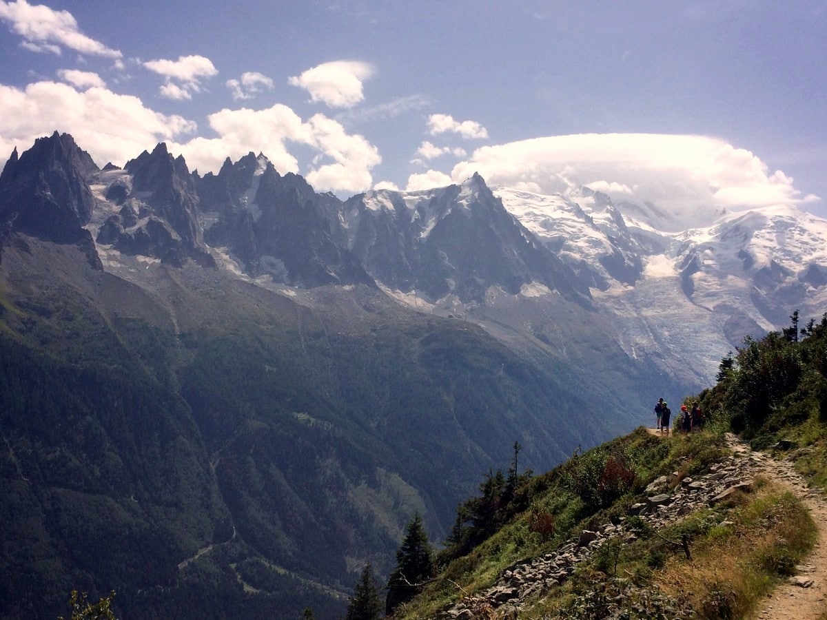 Aiguilles de Chamonix from the Grand Balcon Sud Hike in Chamonix, France