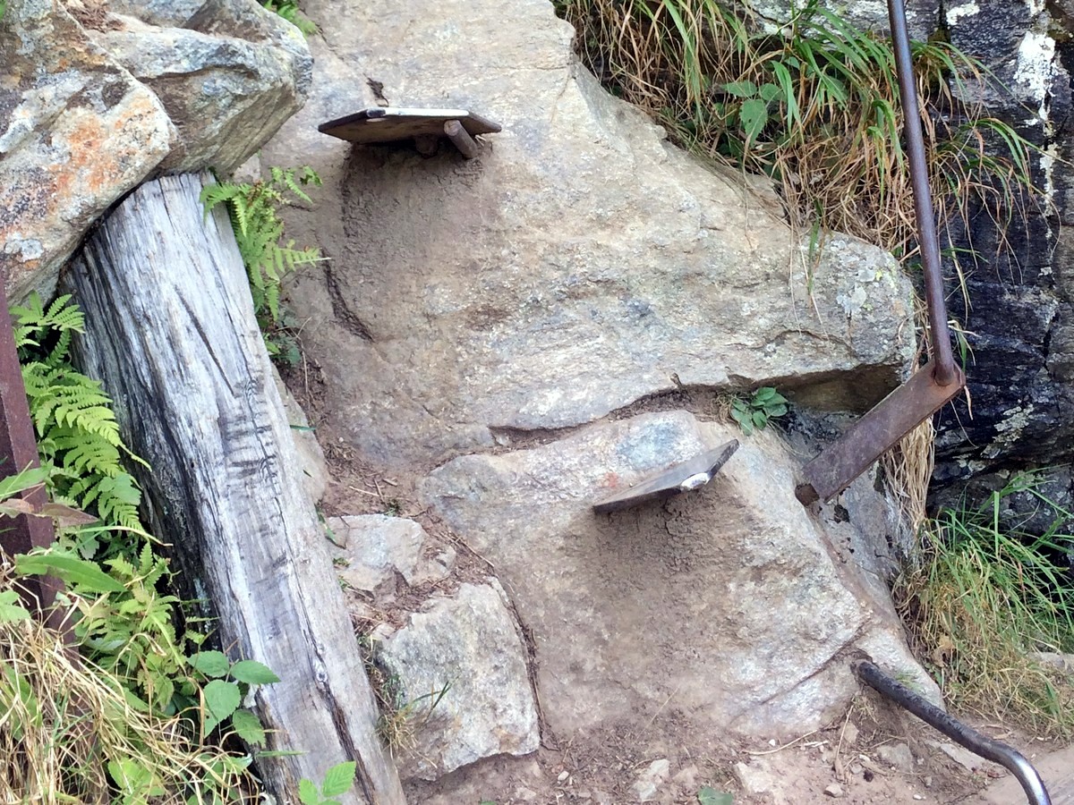 Steps on the Grand Balcon Sud Hike in Chamonix, France