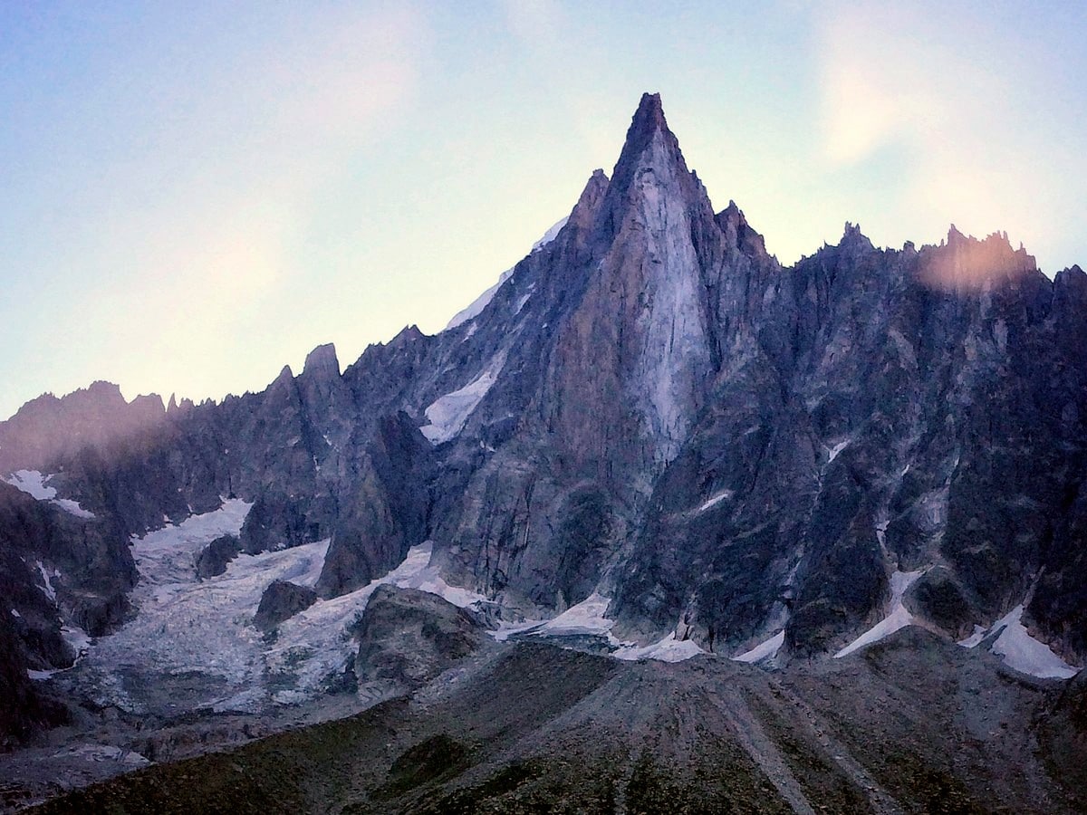 Trail to the Grand Balcon Nord in Chamonix