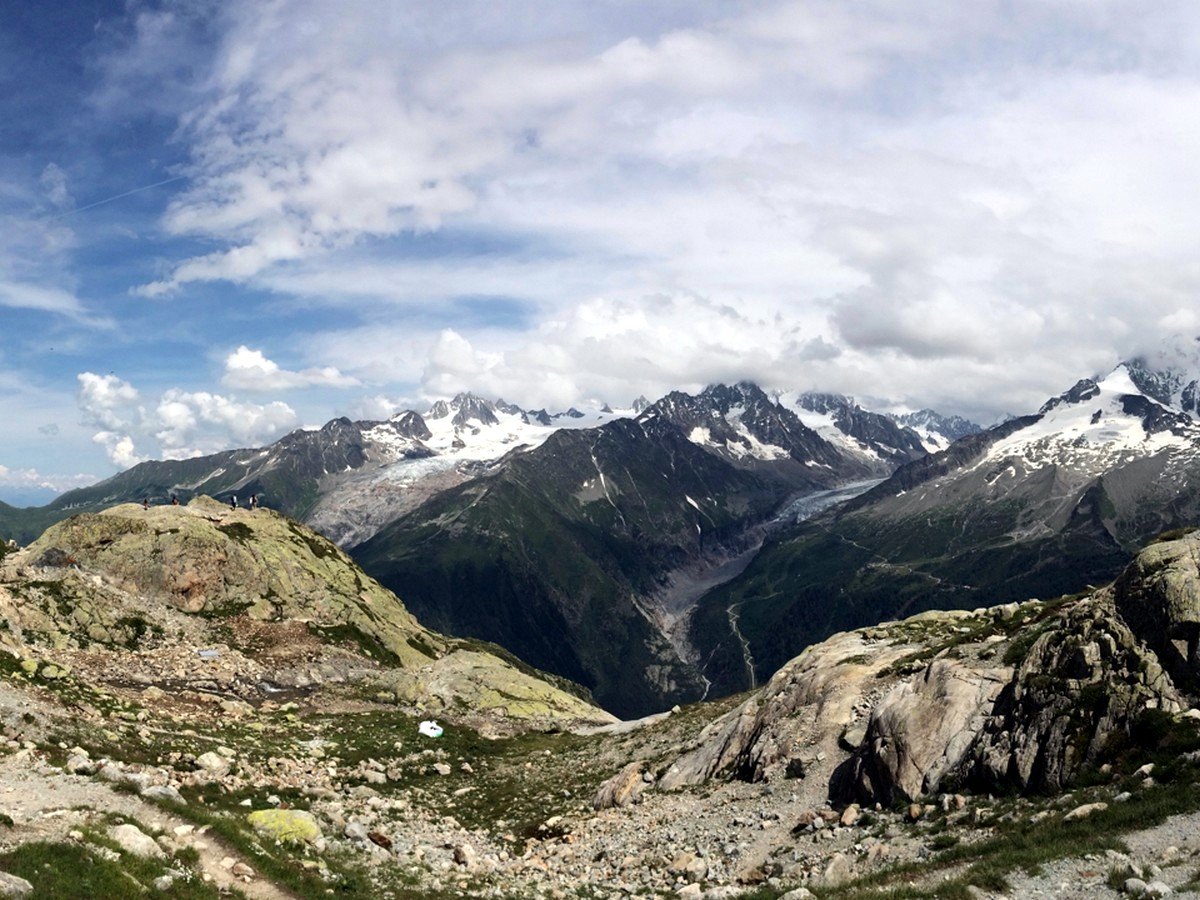 Lac Blanc trail in Chamonix