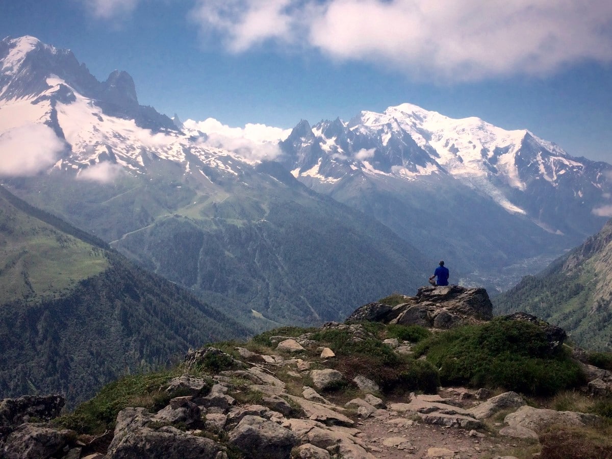 Beautiful hike of the Aiguilletteis des Posettes