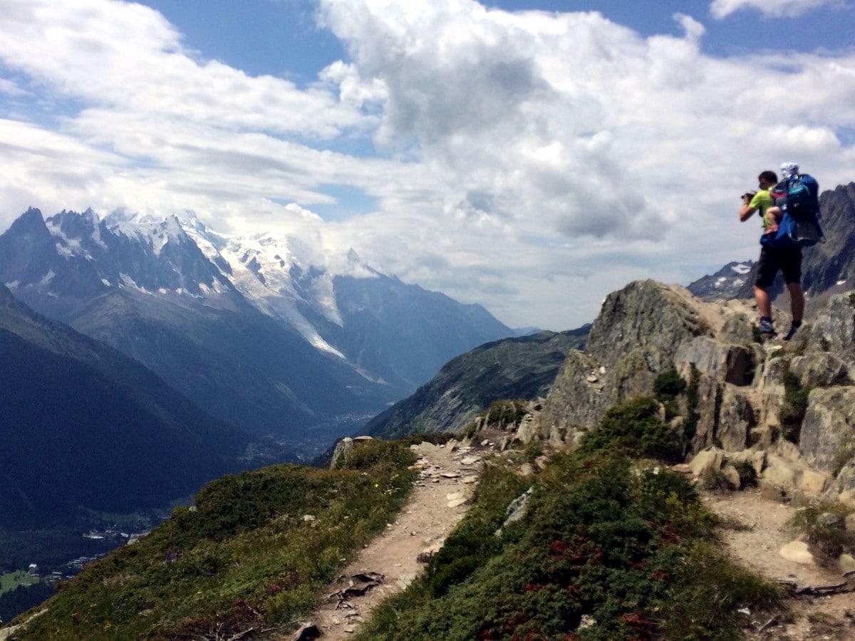 Summit on the Aiguilletteis des Posettes Hike