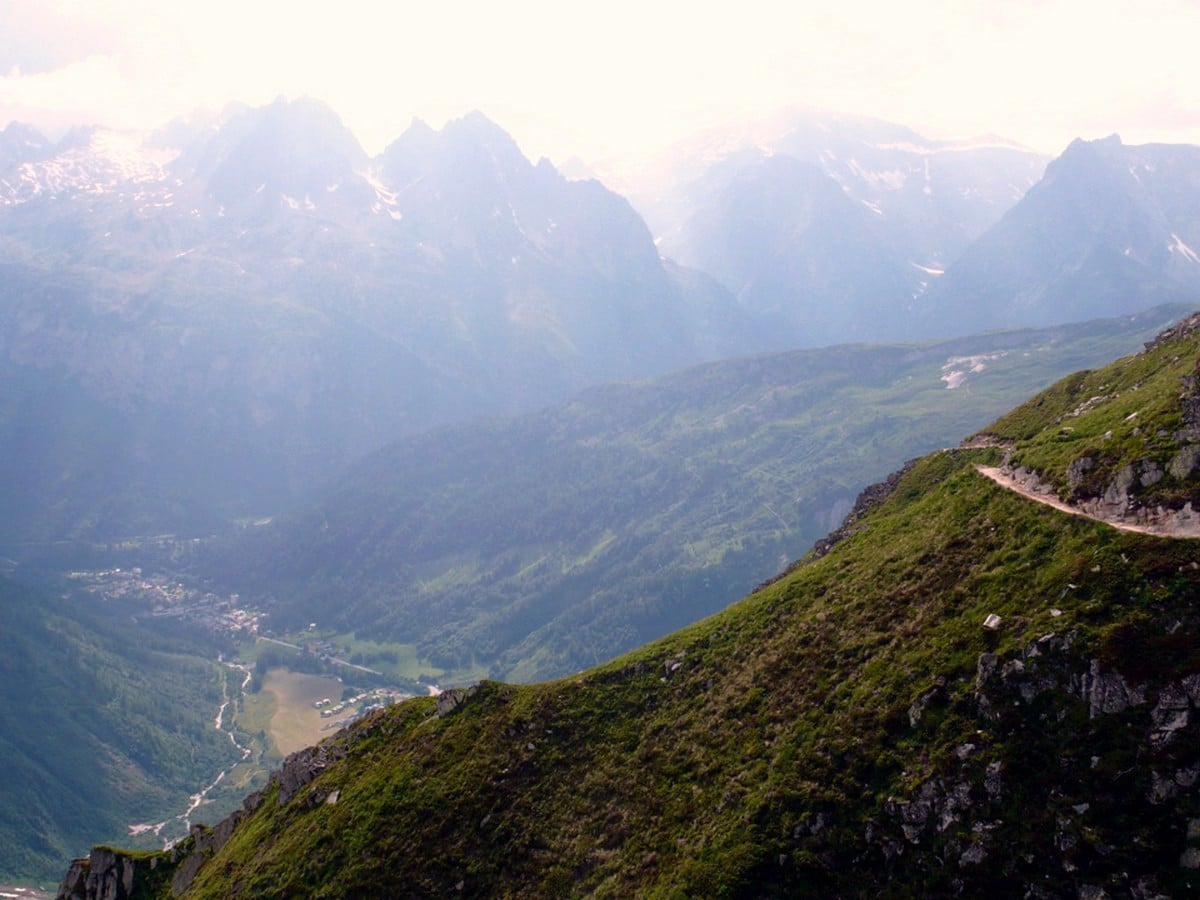 Chamonix valley from Albert Premiere Hike