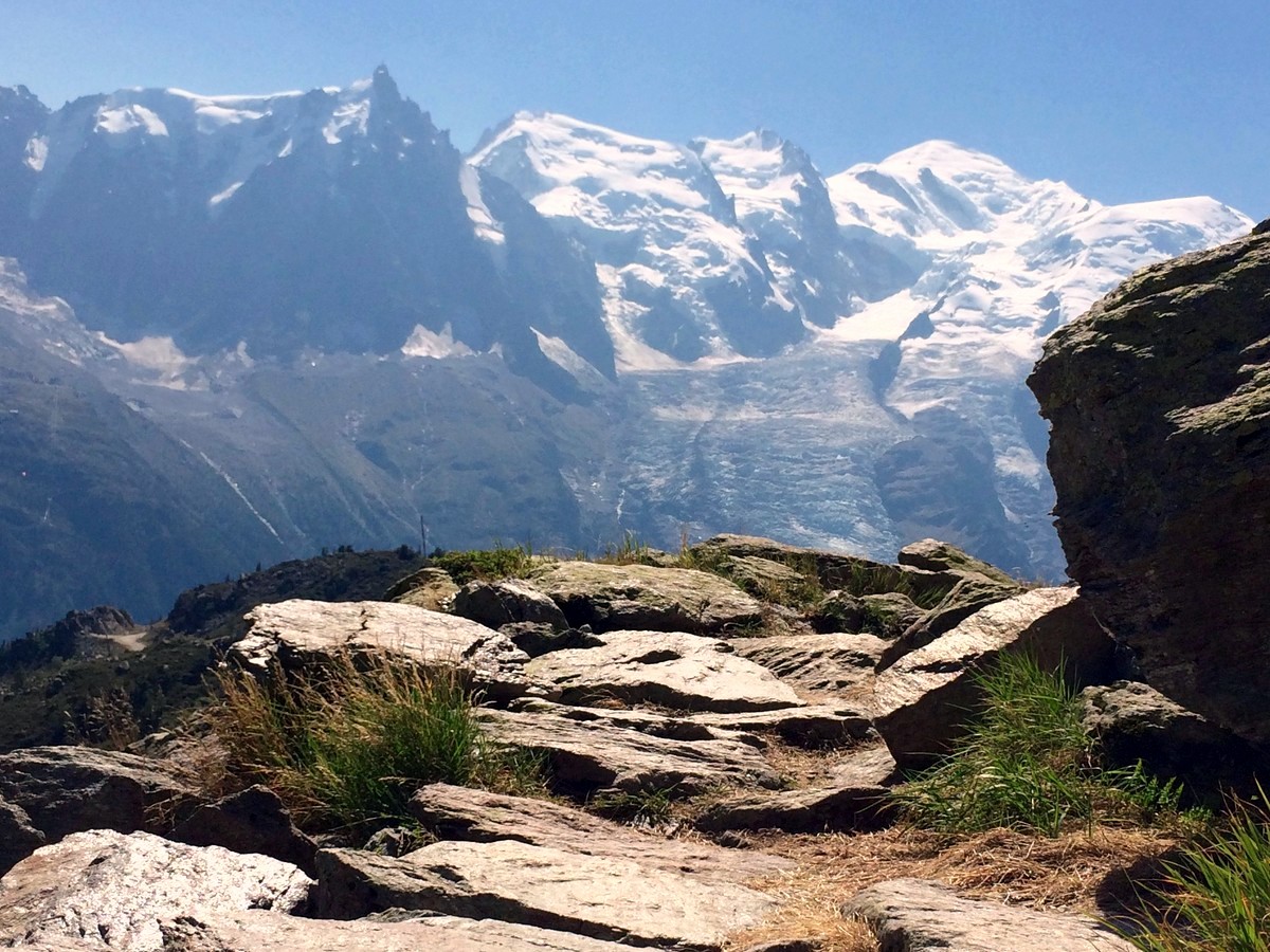 Hiking map to Lac Cornu, Chamonix