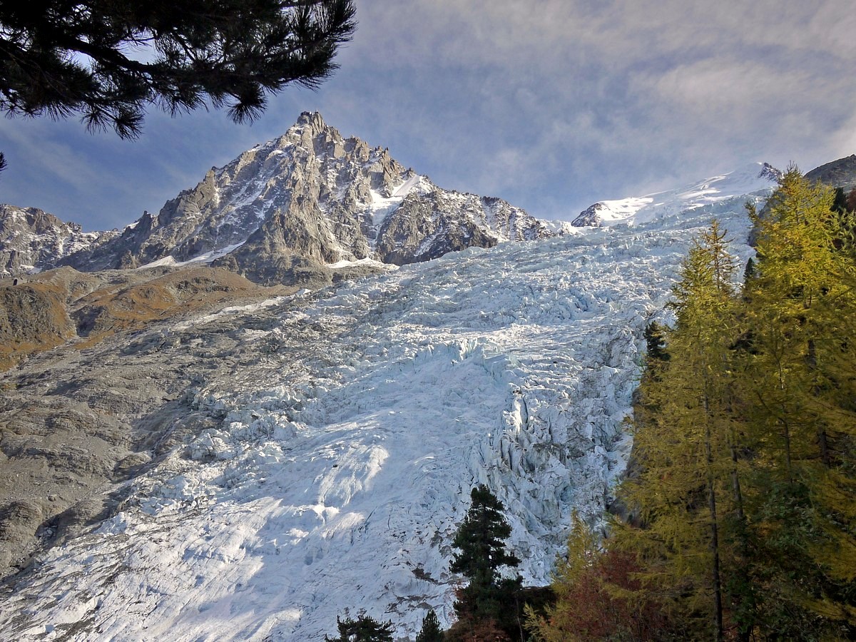 Bossons Glacier from La Jonction Hike