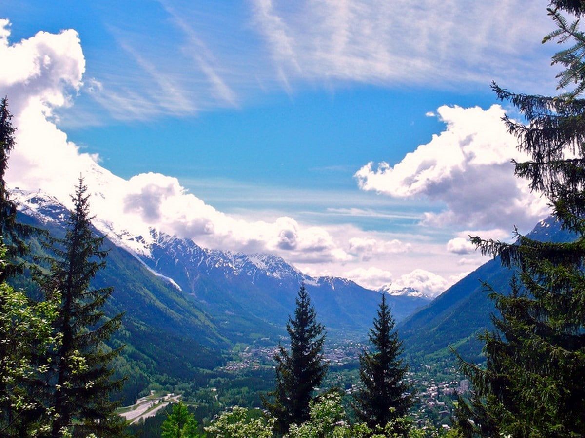 Le Chapeau trail in Chamonix, France