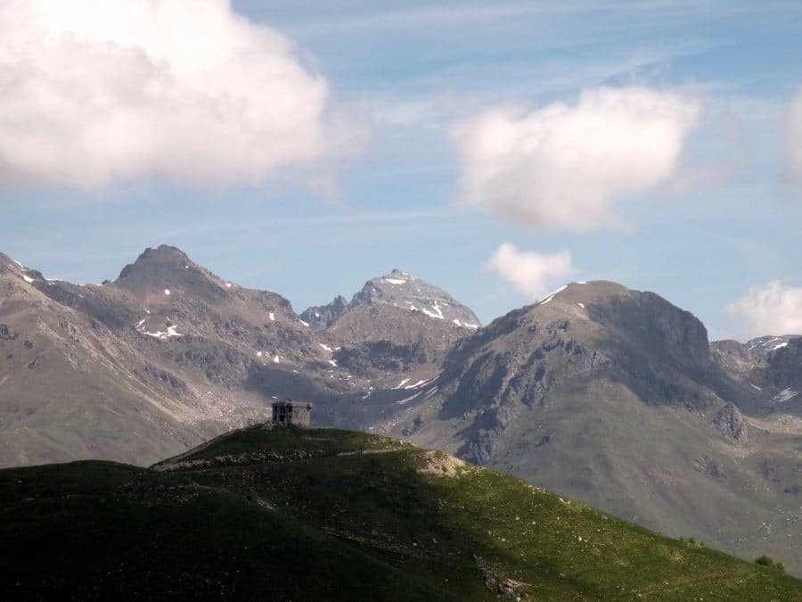 The view of Alps on the Authion Hike in Mercantour National Park, France