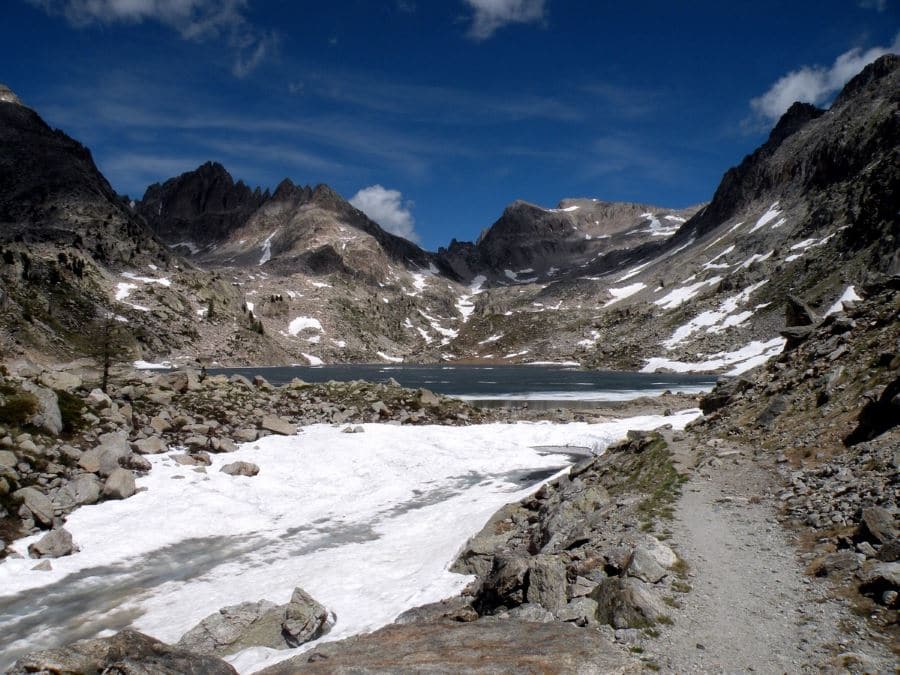 La Lac Nègre trail in Mercantour