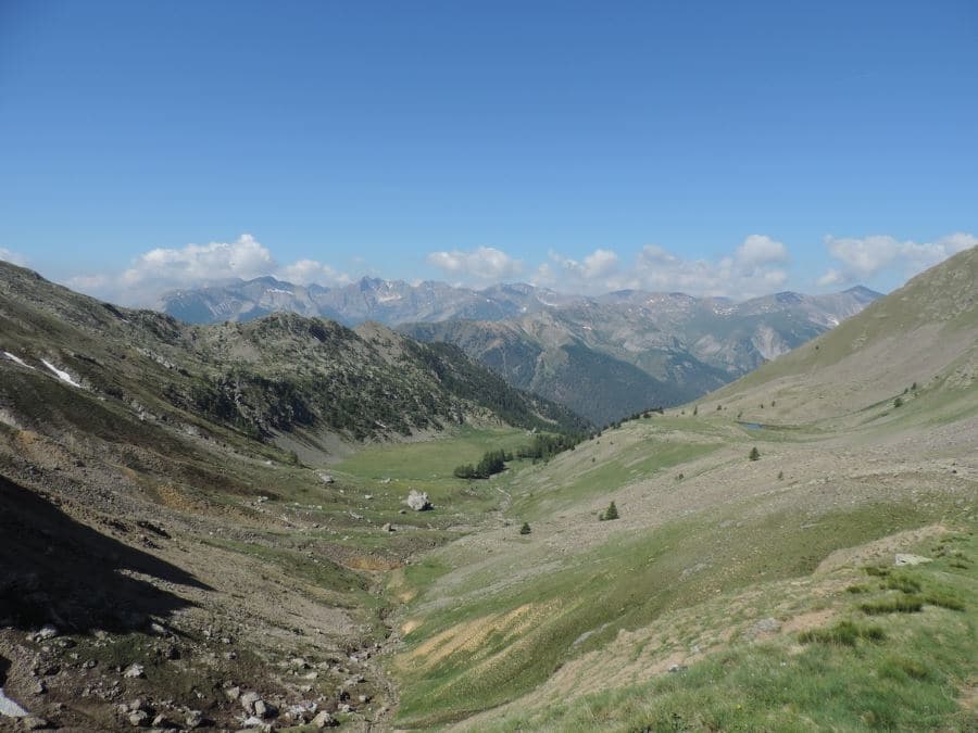 The Tortisse Valley from the Lacs de Vens Hike in Mercantour National Park, France